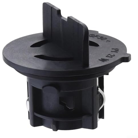 Portalámparas Compatible para Seat Ibiza 2009-2012 Exeo 2009-2014 - Casquillo Bombilla Luz Diurna DRL - Sustituye 6J0941156A - Material ABS Negro
