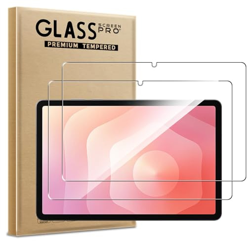 WFTE [Lot de 2 Verre Trempé pour Samsung Galaxy Tab S11 11 Pouces, 0,26mm Film de Protection D'écran avec Haute Transparence à 99%, Anti-trace Protecteur avec Dureté 9H Glass