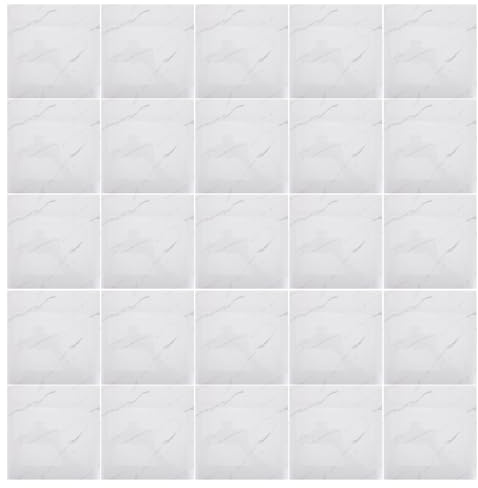 Gadpiparty Lot de 30 Stickers Muraux Adhésifs Effet Marbre 30X30 CM Carrelage Adhésif Imperméable et Repositionnable pour Salle de Bain la Cuisine et Salon Panneaux Muraux Décoratifs