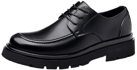 Genérico Zapatos Oxford De Cuero Genuino For Hombre Primera Calidad For Uso Informal Y Negocios Suela Antideslizante Diseño Transpirable Y Comodidad Durante Todo El Día(39 EU)