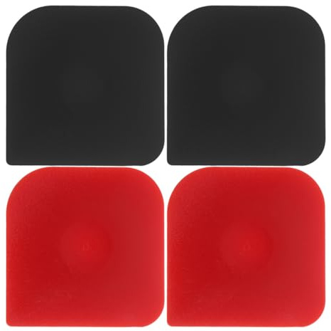 TOVINANNA Lot de 4 Grattoirs à Casseroles en Plastique Pp Réutilisables Cuisine, Outil Multifonction pour Gratter Pots et Trancher, Design Moderne et Élégant