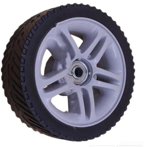 Set di ruote per tosaerba: anteriore diametro 17 cm, posteriore diametro 20 mm, parti di ricambio per tosaerba a spinta standard (ruota anteriore 17 cm)