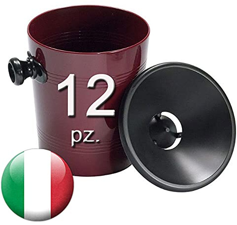 Euposia Spittoon – Espumadera – Crachoir – Spucknapf – Profesional de plástico – Modelo Cone 12 – Capacidad 1,2 l – by Vinaccia (burdeos) 12