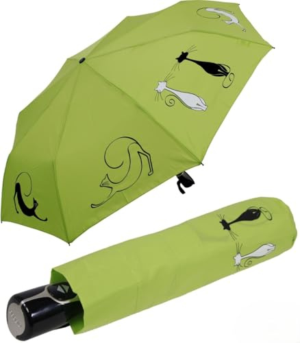 Doppler Mini Taschenschirm Auf-Zu-Automatik Cats Friends