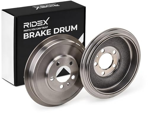 2x RIDEX Bremstrommel 123B0033 hinten für Polo Schrägheck (6R1, 6C1) 57,5mm