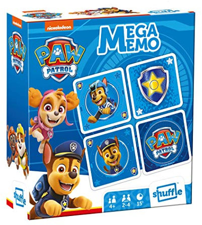 Shuffle Jeu Mega-Memo Paw Patrol, Plus Paw Patrol Game