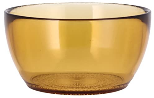 BITZ Kusintha Schale, Schüssel aus Glas, 12 cm, Amber