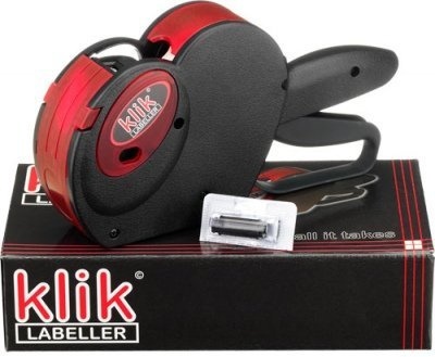 klik K8-stellige Preisauszeichner mit vorinstalliertem Etikett und Tintenroller