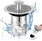 Homradise Waschbeckenstöpsel, Pop Up Stöpsel Waschbecken, Abflussstopfen Waschbeckenl mit Anti Clogging Sieb, Waschbecken Stöpsel Verschlus mit Magnetischem Wasserventil 34-38mm