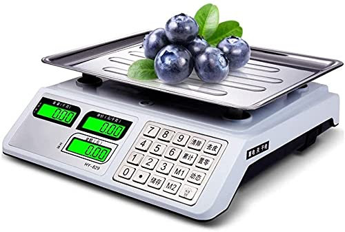 Balance de Cuisine, Balances électriques, écran LCD étanche en acier inoxydable Produits aquatiques de fruits et légumes applicables Express Balances multifonctions électroniques