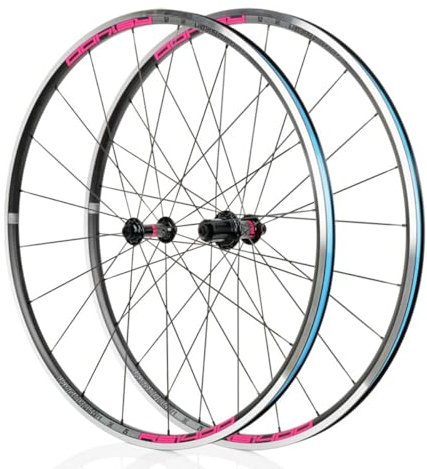 MIRODO Rennrad-Laufradsatz 700C Schnellspanner Vorder- Und Hinterradsatz C/V-Bremse Aluminiumlegierung Ultraleichte Felge Mit Abgedichteten Lagernaben Für 8/9/10/11-Gang-Laufradsatz