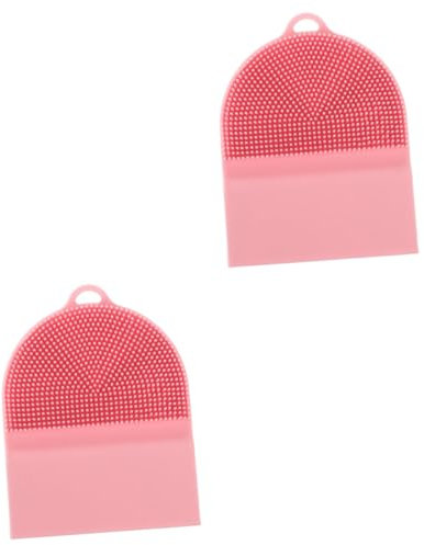 Gatuida 2pcs Kitchen Cleaning Brush Multi-function Washing Brush Silicone Dish Scrubber for Restaurant