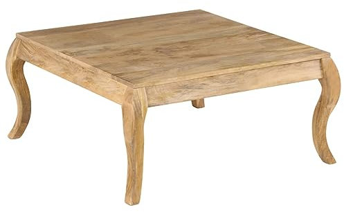 Tables-Accent Tables-Coffee Tables-Coffee Table 80x80x40cm Massives Mangoholz