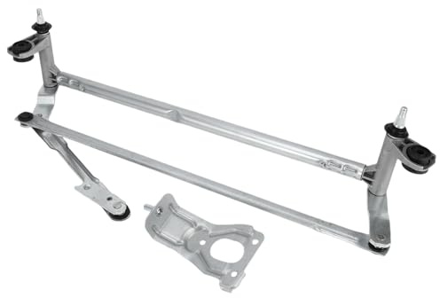 A ABSOPRO Palanca De Enlace De Limpiaparabrisas Para VW Jetta 05-10 1pc | Metal, Tono Plateado, No. 1Z1955119C/1Z1955601, Para Volkswagen Golf 03-13, EOS 06-15, Para Skoda Octavia 04-13