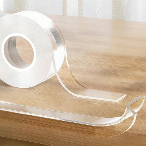 Transparenter Kantenschutzstreifen, scharfe Kanten, Abdeckband, 3 cm x 30 m, selbstklebender Schutz für Schrank, Tür, Schreibtisch, Glastisch, Bett, Möbel, Küche, Arbeitsplatte, wasserdicht