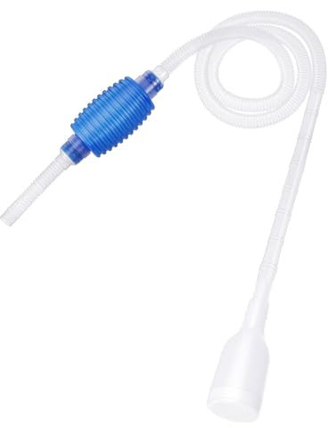Aquarium-Siphon-Kiesreiniger, Aquarium-Reinigungsset, Aquarium-Siphon, Aquarium-Siphon-Kiesreiniger, für den täglichen Wasserwechsel, Sandreinigung (blau)