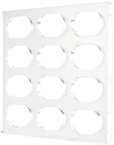 Pqahffowr Clear Polycarbonate Dacquoise Cake Mold Oval Dakovaz Macaron Mould Cake Decorating Tool Bakeware