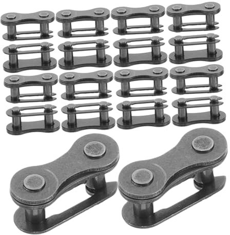 TOYANDONA 20pièces Chaîne De Avec Connecteurs De Maillon Accessoires De Réparation Pour Vélos De Montagne Route