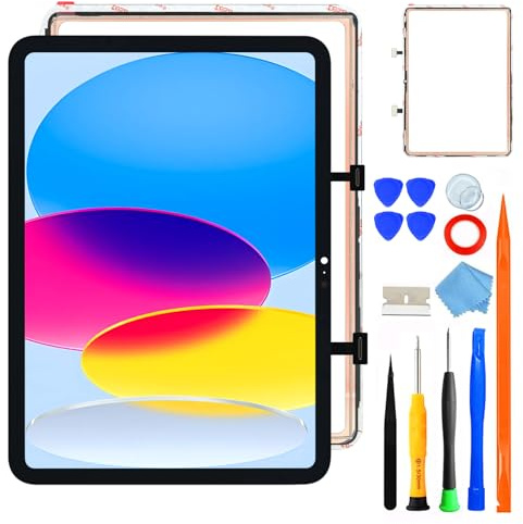 oiKaFex Premium Quality-[No LCD] for iPad 10th Generation Screen Replacement Digitizer Touch Glass Repair Kit with Complete Repair Tools & Installation Video for 2022 iPad 10(10.9)