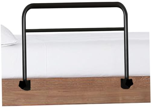 Hbbgdiy Bed Rails for Elderly Adults Adjustable Clip On Bed Safety Rail for Seniors Pregnant Women Disabled Students No Drill Metal Support Guard.