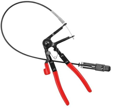 1pc Hi-Spec Bendable Tube Bundle Pliers Car Fuel Oil Water Hose Clamp Pliers for Auto Coolant Radiator/Heater Hose Repair Tool​​