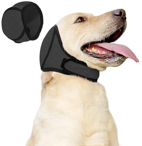 Protège-oreilles réglables pour chien, étanche, chaud, antibruit, confortable, protection contre le bruit pour le toilettage, le bain, la natation