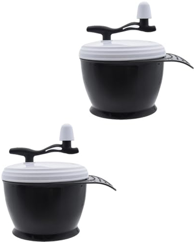 DIYEAH Strumento per Tintura Chioma Manuale Ciotola per Colorare, Miscelatore per Tintura Fai da Te in Plastica Nera, Accessorio per Salone e Uso Domestico