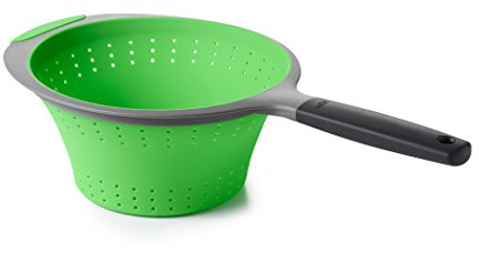 OXO Good Grips Silicone Collapsible Strainer, 2Qt, Green