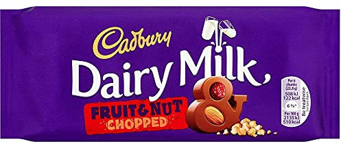 Cadbury - Dairy Milk Chopped Fruit and Nut - 95g - (Pack of 3)