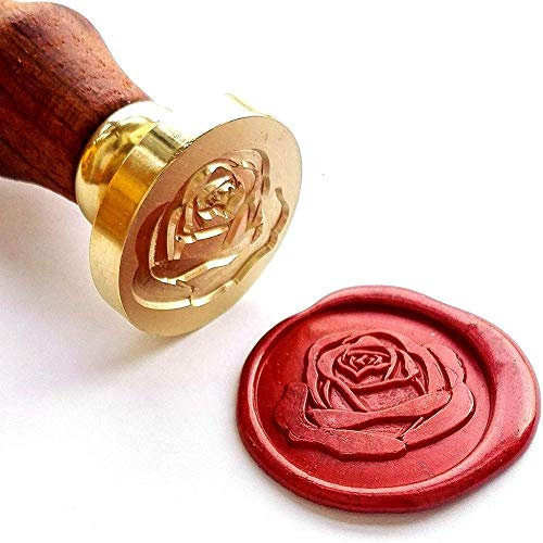 chifans Retro Wachs Siegel Stempel Kit Alphabet Versiegelung mit Wachs Briefmarken Set Creative Romantische Stempel Maker