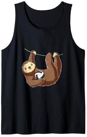 Lustiges Volleyball Faultier - Volleyball Beachvolleyball Tank Top