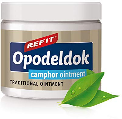 Refit Opodeldok Camphor Ointment 200 ml | Gel Anti-Douleur Extra, pommade camphrée, un mélange éprouvé de lavande et de romarin, dos, muscles et articulations, régénération après effort physique