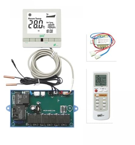 KIT Módulo Electrónico Universal QD-63A | Placa de Control Principal para Aire Acondicionado Split | Recambio de Reparación Multi-Marca | Control de Funciones