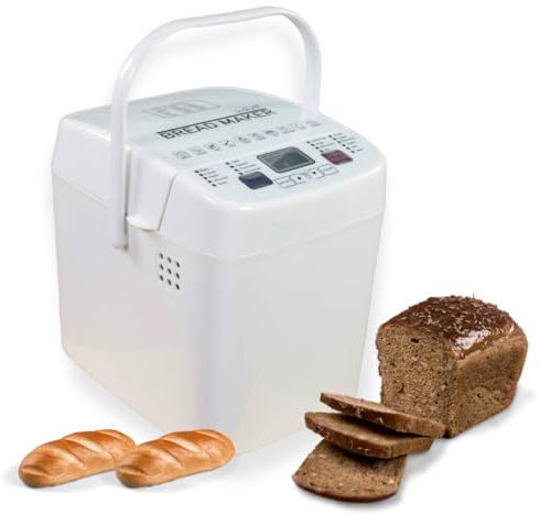 Panificadora Starlyf Bread Maker, Nueva máquina para Hacer Pan y pasteles con 14 Programas, Incluye recetario, vaso y cuchara medidora. Más Funciones