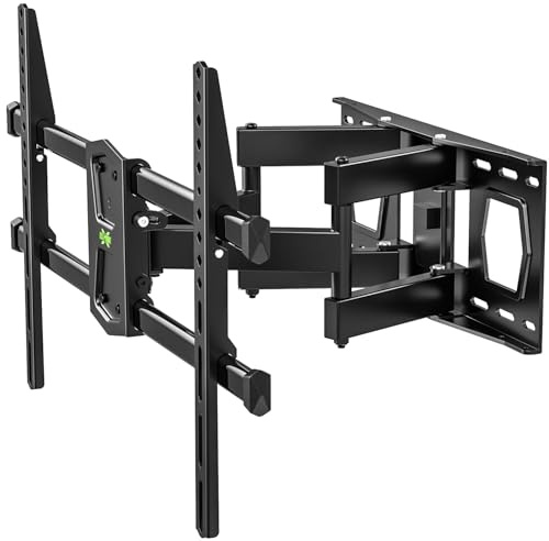 USX MOUNT Full Motion TV Wall Mount for 42-82 Inch TVs up to 120lbs, Wall Mount TV Bracket with Articulating Swivel Tilt Extension Leveling, Max VESA 600x400mm Fits 12/16 Wood Stud