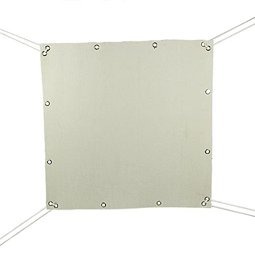 wolfman Pfeilfangmatte Kevlar Material Haltbar Hinterhof Pfeilfangmatte Pfeilfangnetz 0,8/1,2/1,5/2/3/4 MM Dicke (2 MM, 1.5M * 0.67M)