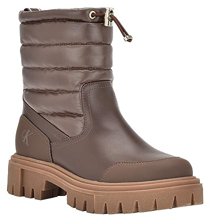 Calvin Klein Women's Relika Ankle Boot, Braun, 39 EU