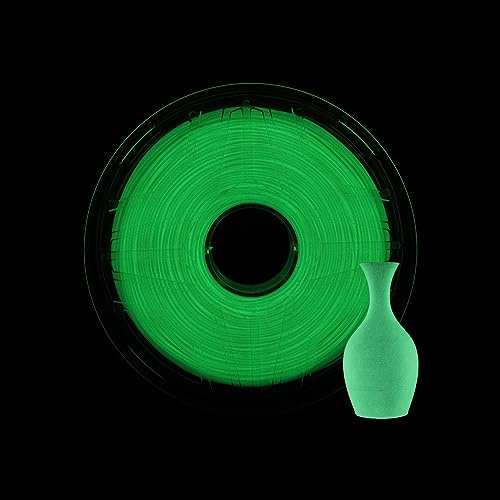 LeoPlas TPU Filament 1.75mm Flexibel Klar TPU Filament Shore-Härte 95A 1kg für 3D-Druckmaterial Druckerzubehör (Leuchtendes Grün)