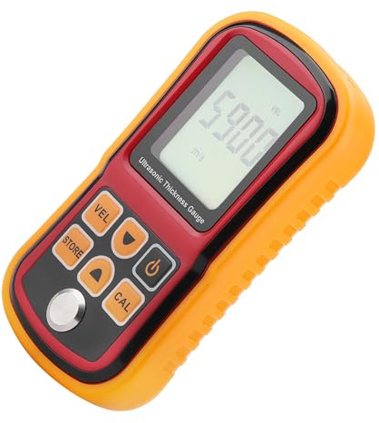 GM100 Digital Ultrasonic Thickness Gauge 1.2‑225mm Steel Width Testing Monitor Thickness Gauge Can Display Various Pipelines and Product Parameter the Sound Velocity Variety of the