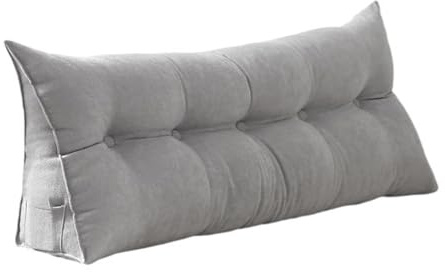 Awoyep Coussin de Dossier, Coussin de Lecture pour Lit et Canapé, Coussin de Lit, Coussin de Dossier pour Mur, Coussin D'assise, Coussin Mural, Grand avec Housse Lavable, Idéal pour S'appuyer Au Lit.