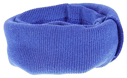 WOONEKY Elastischer Hundeohrenschützer Aus Stoff Mit Kopftuchfunktion Für Welpen Und Hunde in Blaum – Lärmreduzierender Bequemer Haustierzubehör Winterwärmer
