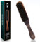 Cepillo para Barba de Cerdas de Jabalí – Sakkal | Mango de Madera Natural | Antiestático, Desenredante y Alisador | Cuidado y Estilizado de la Barba para Hombres | Ideal para Barbas Cortas y Largas