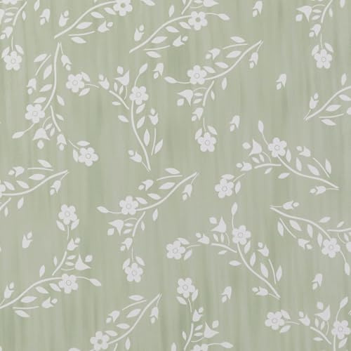 Home Direct Rectangular Oilcloth PVC Wipe Clean Tablecloth (100x140cm, 39x55) Sage Green