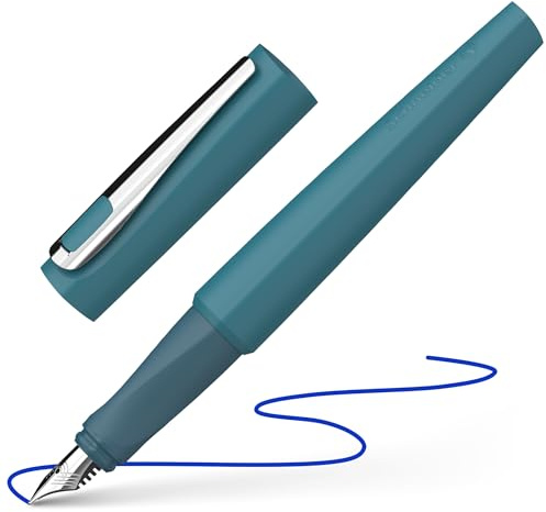 Schneider 168824 Tomo Füller (nachfüllbar mit Standard Tintenpatronen, geeignet für Rechts- und Linkshänder) Deep Sea