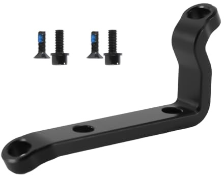 Gorise Disc Brake Adapter 160mm, Front & Rear Disc Brake,Aluminium Alloy CNC Bike Post Mount to Flat Mount with Bolts