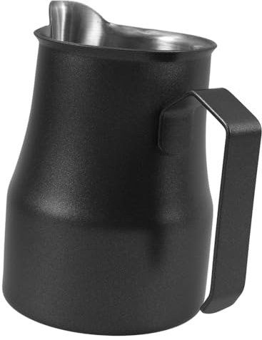 Veemoon Gobelet à Mousse Acier Inoxydable pour Machine à Espresso à Lait Professionnel pour Cappuccino Latte Art Accessoire de Café Élégant