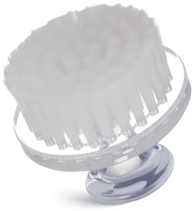Spazzola Detergente Viso Manuale in PP Bianco Coperchio | Pulizia Profonda, Rimuove Sebo e Impurità, Previene Pori Ostruiti, per Donne