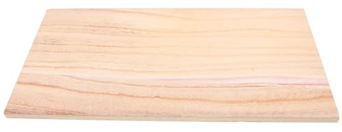 Alipis Unfinished Wood: 15.7x7.9 Inch Rectangle Hardwood Plank - Shelf Wood Boards for DIY Crafts Painting Carving Home Furniture Accessories