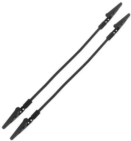 Homoyoyo 2 Piezas Pinzas para Fotos y Notas Soporte Alambre Soldadura Unidades Negras Clips Resistentes para Exhibición y Fijación de Imágenes