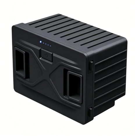 Compatible con refrigerador de coche Alpicool, batería litio extraíble 15600 mAh for las series TA/TAW/TS/TW/TWW/P8/CX, banco energía portátil for doméstico exterior, fuente respaldo 12 V CC